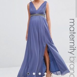 Little Mistress Maternity Maxi Dress